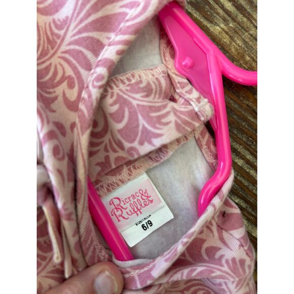 Ricrac and Ruffles one piece Holiday,Gold Christmas tree infant size 3/6 mos - Picture 4 of 7